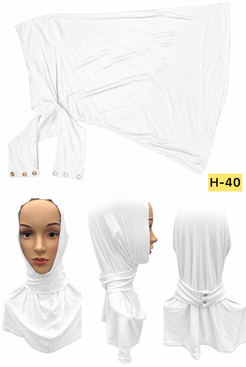 Premium Cotton Hijab Cap with Adjustable Button for Adults & Kids